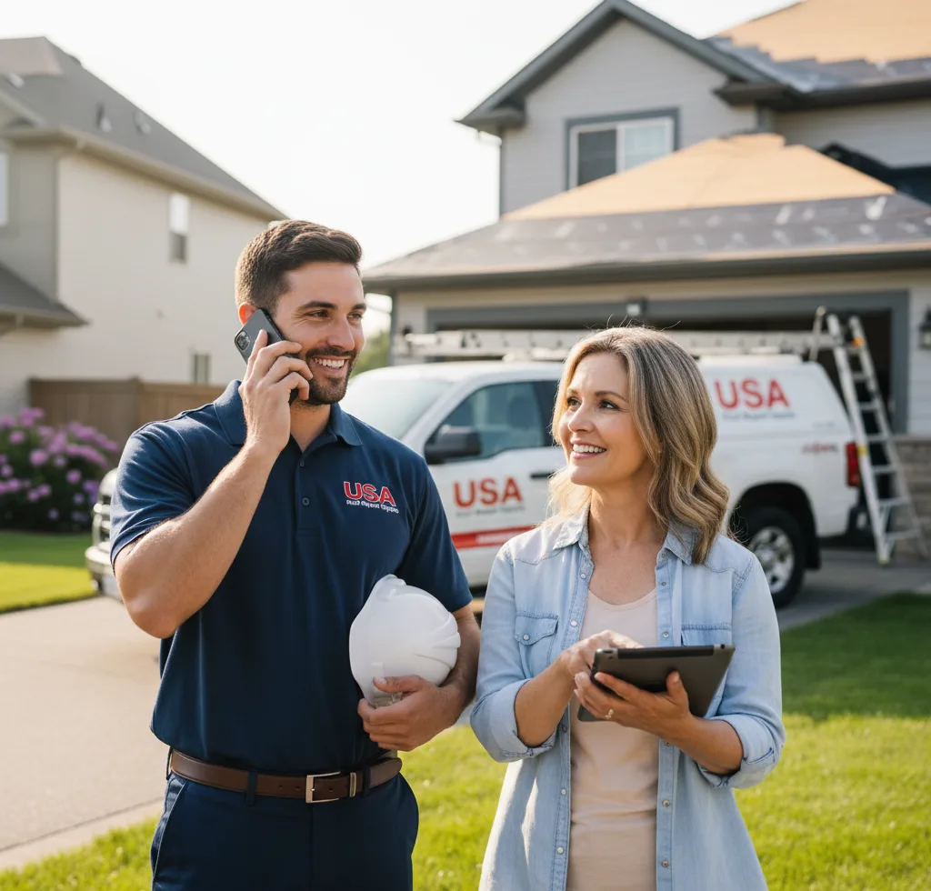 USA Roof Repair Experts customer support in Caret